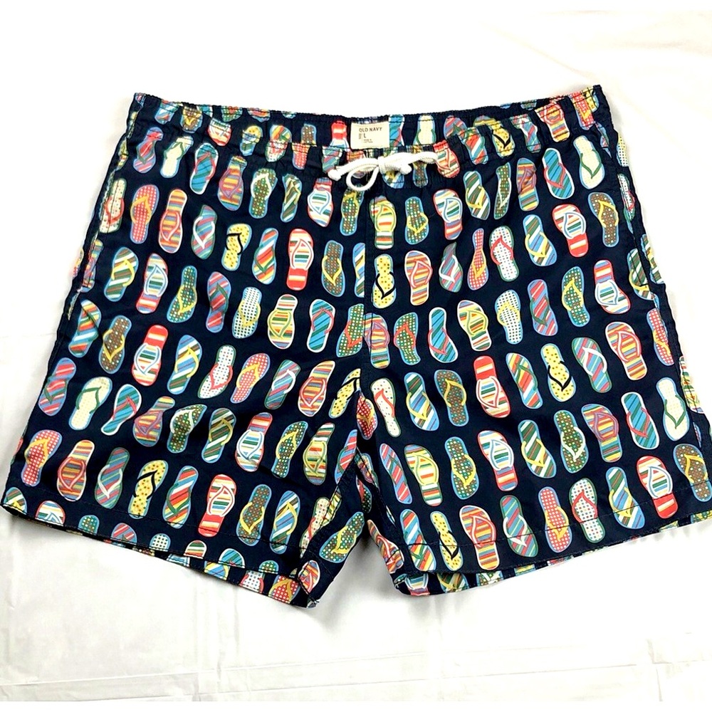 Old Navy Retro Flip Flop Swim trunks 🩴🌞 size M to large